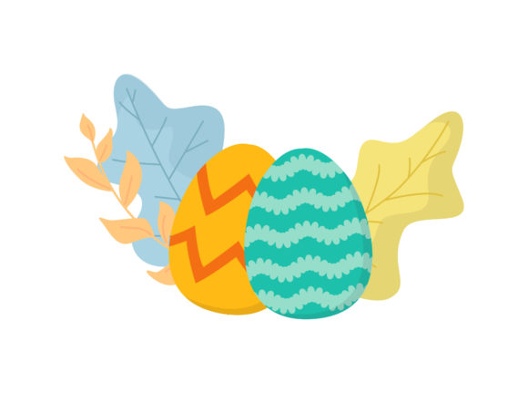 Exploring the Versatility of Easter Eggs Tosca Orange Floral Vector