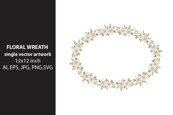 Exploring the Versatility of Floral Wreath - Single Vector Artwork