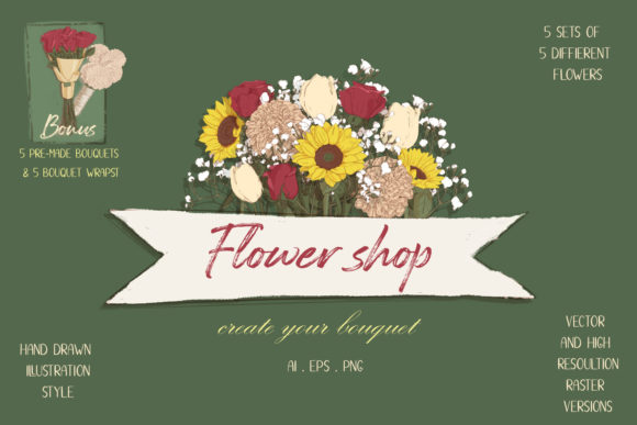 Introducing Flower Shop Floral Bouquet Creator: A Versatile Tool for Your Creative Projects