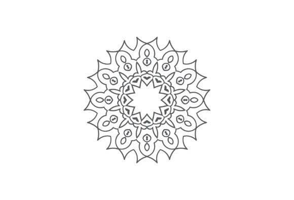 Simple Mandala Vector Floral Oriental: A Versatile Design for Creative Projects