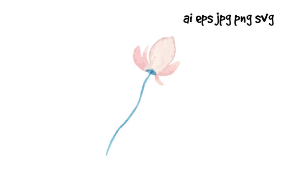 Watercolor Flower Floral Leaf: A Versatile Design